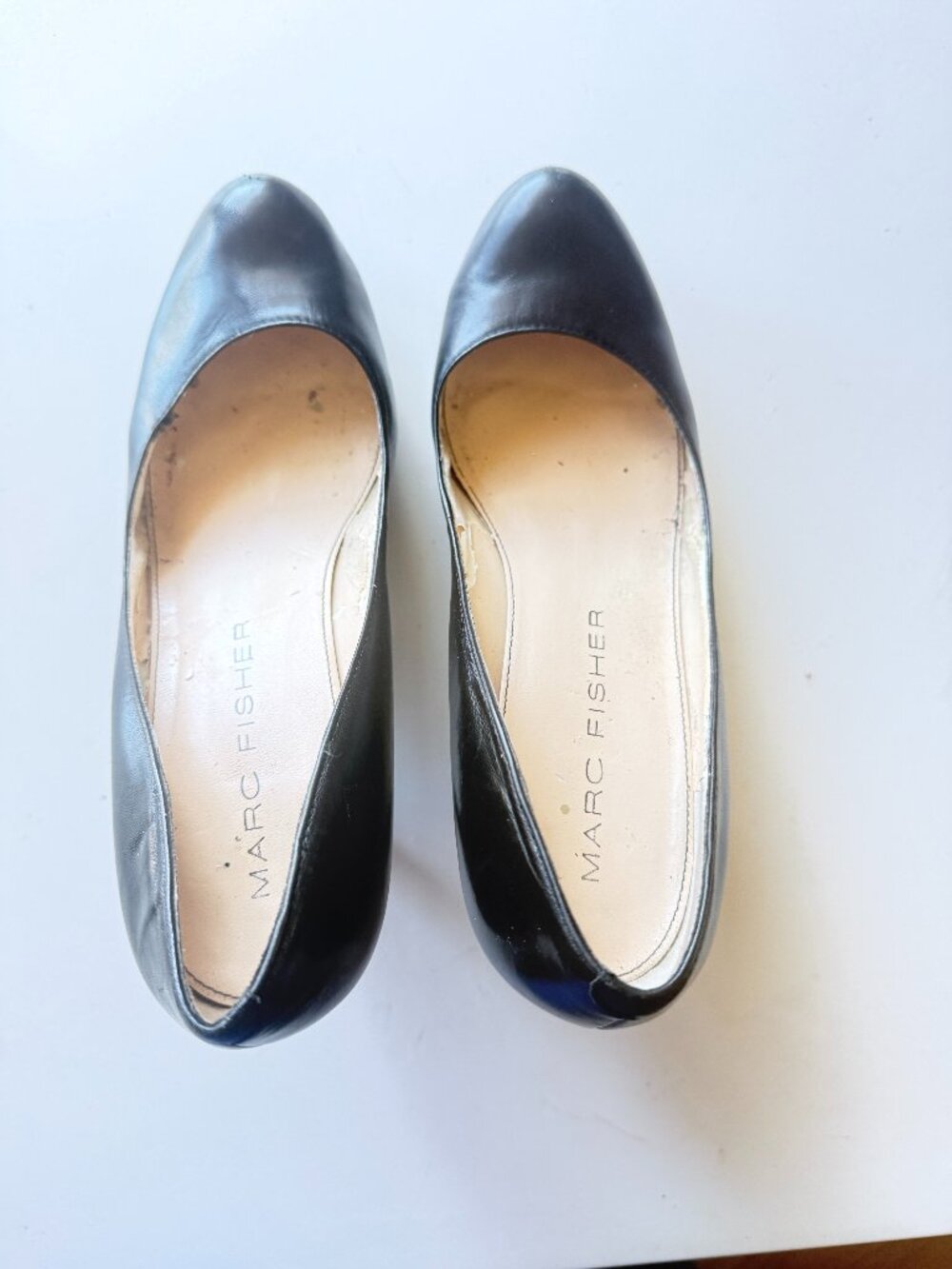 Marc Fisher Black Platform Sydney Pumps Womens Size 7.5